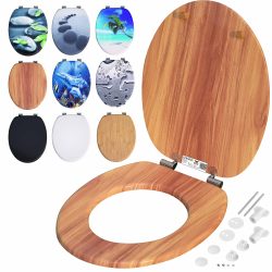 Toilettensitz Holz mit Absenkautomatik MDF