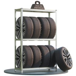 Reifenregal 180x120x40cm verzinkt 795kg