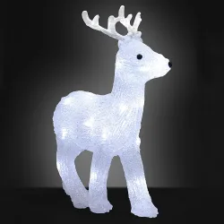 LED Acryl Figur Weihnachten Hirsch