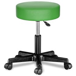 Rollhocker Kunstleder Grün 360° drehbar