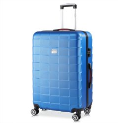 Hartschalenkoffer XL Rollen 360º Reisekoffer 105L Blau ABS