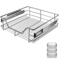 Teleskopschublade 3er-Set 50cm Schrankbreite Außenmaß