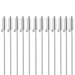 Öl-Fackel 12er-Set Edelstahl 115cm