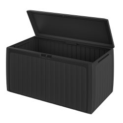 Gartenbox 290L Anthrazit Board Plus mit Rollen wetterfest