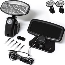 LED Solar-Wandlampe 2er-Set Bewegungsmelder