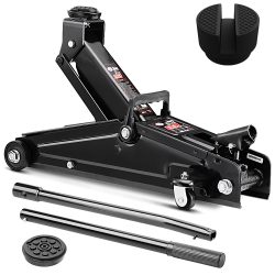 Wagenheber 3t 135-400mm + stahlverstärkter Gummiauflage