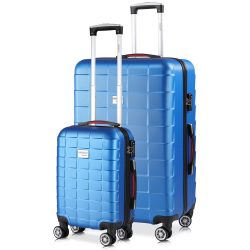 Hartschalenkoffer-Set 2-tlg Exopack Blau ABS
