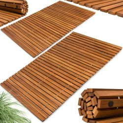 Badematte 2er-Set 76x50cm Akazie FSC®-zertifiziert
