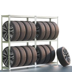 Reifenregal 2er-Set 180x120x40cm verzinkt 795kg