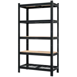 Schwerlastregal Premium Schwarz 180x90x40cm 875kg