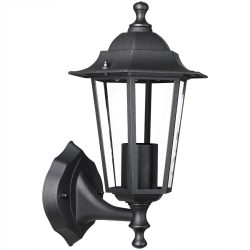 Wandleuchte Wetterfest IP44 Blendarmes Glas E27 für Garten Einfahrt