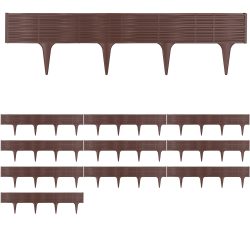 Beeteinfassung 2er-Set Braun 7,8m