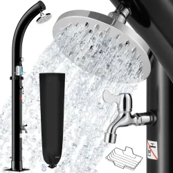 Solardusche Bow Schwarz 20L