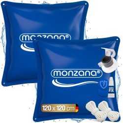 Poolkissen 2er-Set Blau 120x120cm -20°C