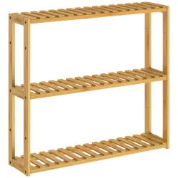 Wandregal Bambus 54x60x15cm