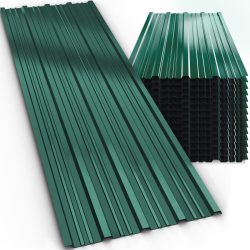 Trapezblech 14er-Set Grün 110x46cm