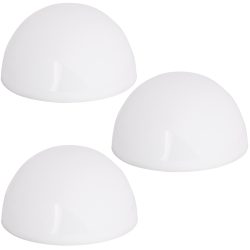 LED Solarleuchte 3er-Set halbrund