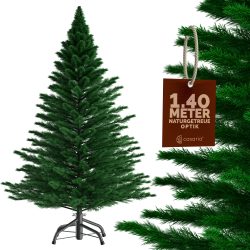 Künstlicher Weihnachtsbaum 140cm PE Edeltanne realistische Optik