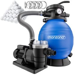 Sandfilfteranlage 9600 L/h inkl 1000gr Filterbällen