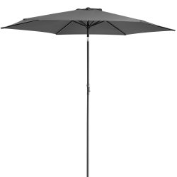 Sonnenschirm Anthrazit Alu Ø300cm UV-Schutz 80+