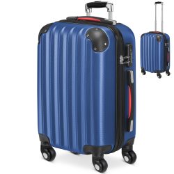 Hartschalenkoffer Rollen 360º Handgepäck Blau ABS