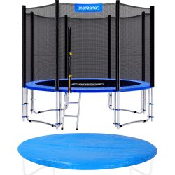 Trampolin Ø366cm inkl Sicherheitsnetz TÜV SÜD GS Abdeckung