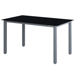 Gartentisch Bern Silber Alu 150x90x75cm