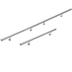 Handlauf 3er-Set Edelstahl 4,2x300cm