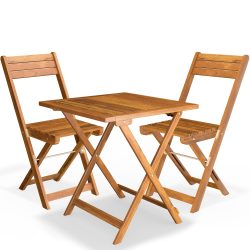 Garten-Sitzgruppe 3-tlg Akazienholz klappbar