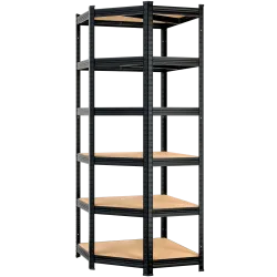 Schwerlasteckregal 180x70x40cm Schwarz 875kg