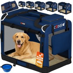 Hundebox faltbar XXXL 101x70x70cm Blau