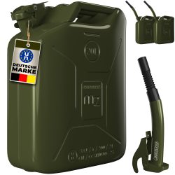 Metallkanister 20L 3er-Set inkl Ausgießer