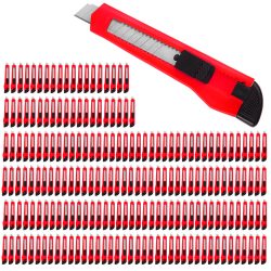 Cuttermesser 200er-Set Rot mit Abbrechklingen