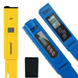Digital LCD Wasser Messgerät, 2in1 TDS-Temp, 2in1 TDS-EC-Temp, PH Messg