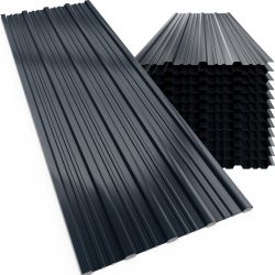 Trapezblech 24er-Set Anthrazit 129x46cm