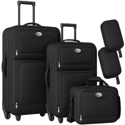 Koffer Set 5-tlg Schwarz