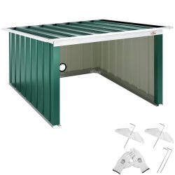 Mähroboter Garage Grün Metall 89x90x54cm