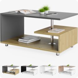 Couchtisch Orlando Holz/Grau 95x55x50cm