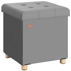 Sitzhocker Anthrazit Samt 42x38x38cm faltbar