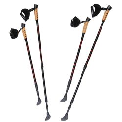Nordic Walking Stöcke 2er-Set Rot