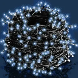 Lichterkette Weihnachten Kaltweiß 60m