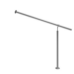 Eingangsgeländer Edelstahl 100cm