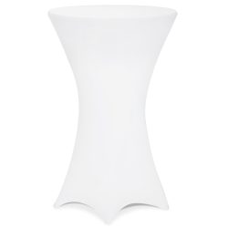 Stehtischhusse Ø80 cm weiß