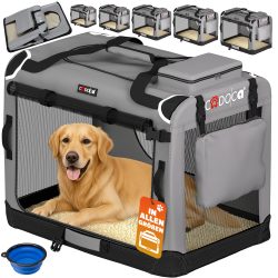 Hundebox faltbar XXXL 101x70x70cm Grau