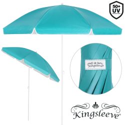 Sonnenschirm Cyprus Türkis 180cm UV-Schutz 50+ Neigefunktion