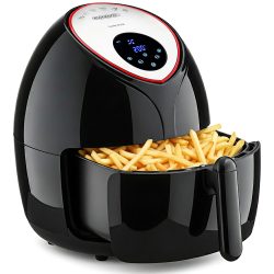 Heißluftfritteuse 9in1 Schwarz inkl Rezeptheft 1850W