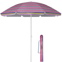 Sonnenschirm Cyprus Bunt 180cm UV-Schutz 50+ Neigefunktion