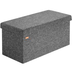 Sitzbank Dunkelgrau 80x40x40cm MDF faltbar