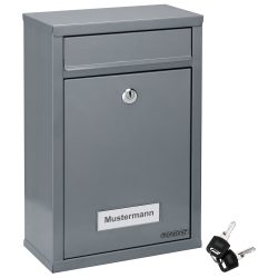 Briefkasten Silber 32x22x9cm