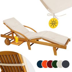 Auflage Sunlounger Creme 195x55x5cm